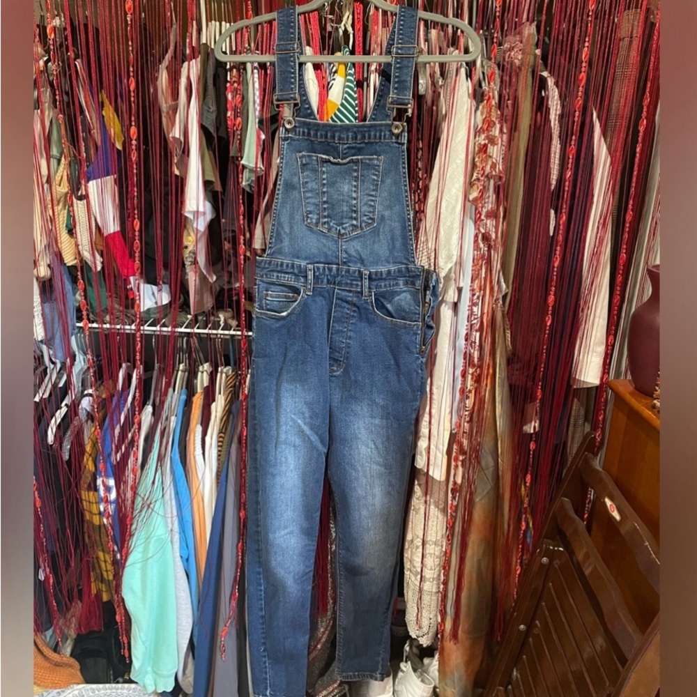 Forever 21 Skinny Jean Overalls NWOT